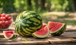 大暑吃瓜视频模板,跟着视频模板一起吃瓜解暑