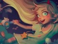 星蝶公主吃瓜,星蝶公主的瓜田奇遇记